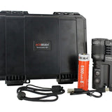 Acebeam Terminator M1 Dual Head LEP and LED Flashlight - 6500K or 5000K - Gray, Green, or MAO Marble Finish - Includes 1 x USB-C Rechargeable 21700