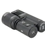 Acebeam Terminator M1 Dual Head LEP and LED Flashlight - 6500K or 5000K - Gray, Green, or MAO Marble Finish - Includes 1 x USB-C Rechargeable 21700