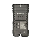 Acebeam M2-X with RGB LED Flashlight - Vertical View of Top