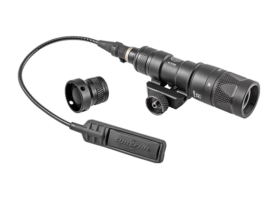 SureFire M300V Mini Scoutlight WeaponLight w/ White LED & Infrared Output - 120 Lumens - Black - Uses 1x CR123A (M300V-BK)