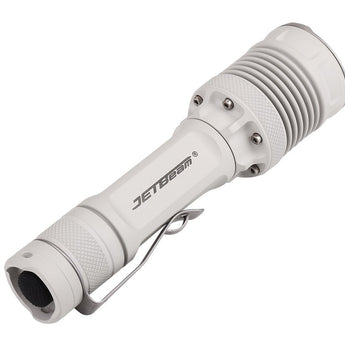 JETBeam M37 Crossbow LED Flashlight - CREE XHP50.3 - 3000 Lumens - Includes 1 x USB-C Rechargeable 18650 - White