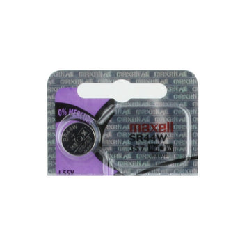 Maxell SR44W 357 165mAh 1.55V Silver Oxide Button Cell Battery - Hologram Packaging - 1 Piece
