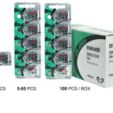 Maxell SR621SW 364 23mAh 1.55V Silver Oxide Button Cell Battery - Hologram Packaging - 1 Piece Tear Strip, Sold Individually