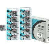 Maxell SR1116W 365 25mAh 1.55V Silver Oxide Button Cell Battery - Hologram Packaging - 1 Piece Tear Strip, Sold Individually
