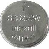 Maxell SR521SW 379 16mAh 1.55V Silver Oxide Button Cell Battery - Bulk