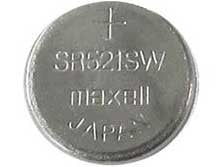 Maxell SR521SW 379 16mAh 1.55V Silver Oxide Button Cell Battery - Bulk