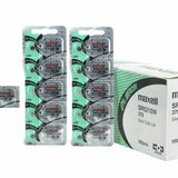 Maxell SR521SW 379 15mAh 1.55V Silver Oxide Button Cell Battery - Hologram Packaging - 1 Piece Tear Strip, Sold Individually