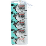 Maxell SR41SW 384 45mAh 1.55V Silver Oxide Button Cell Battery - Hologram Packaging - 1 Piece Tear Strip, Sold Individually