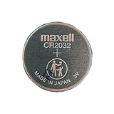 Maxell CR2032 220mAh 3V Lithium Primary (LiMNO2) Coin Cell Battery - Hologram Packaging - 1 Piece Blister Pack