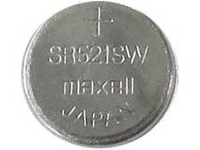 Maxell SR521SW 379 16mAh 1.55V Silver Oxide Button Cell Battery - Bulk