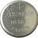 Maxell SR920SW 371 45mAh 1.55V Silver Oxide Button Cell Battery - Bulk