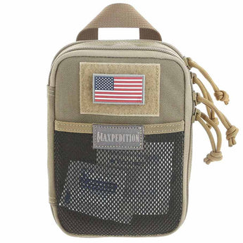 Maxpedition-Double-Decker Mini Pocket Organizer - Black, Khaki, or Wolf Grey