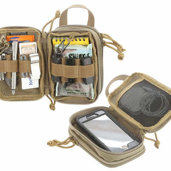 Maxpedition-Double-Decker E.D.C. Pocket Organizer - Black, Khaki, or Wolf Grey