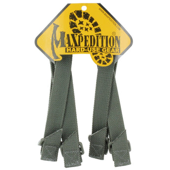 Maxpedition 5in TacTie (Pack of 4) 9905 - Black, Foliage Green, OD Green, or Khaki
