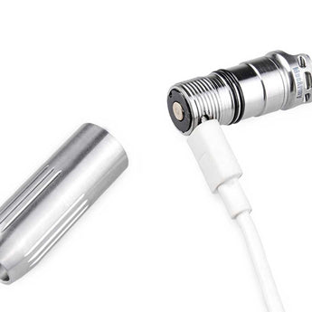 MecArmy BL43 Rechargeable Bullet Flashlight - CREE XP-G2 - 130 Lumens - Includes 1 x 10180 - Comes in Titanium