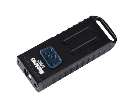 MecArmy SGN3 Rechargeable Keychain Flashlight - 1 x CREE XP-G2 White, 1 x 3mm Red, and 1 x 3mm UV LED - 160 Lumens - Includes Built-In 280mAh Li-ion Battery Pack - Comes in a variety of colors