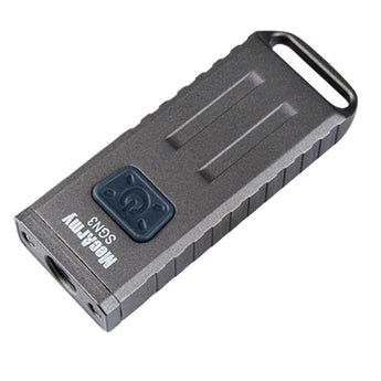 MecArmy SGN3 Rechargeable Keychain Flashlight - 1 x CREE XP-G2 White, 1 x 3mm Red, and 1 x 3mm UV LED - 160 Lumens - Includes Built-In 280mAh Li-ion Battery Pack - Comes in a variety of colors