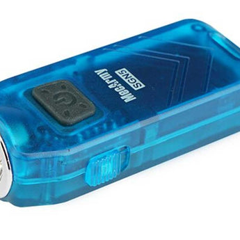 MecArmy SGN5 Rechargeable Self Defense Keychain Light - 115dB Siren - CREE XP-G2 S3 LED - 560 Lumens - Includes 300mAh LiPoly Battery Pack - Black, Blue, or Rose