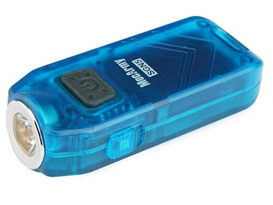 MecArmy SGN5 Rechargeable Self Defense Keychain Light - 115dB Siren - CREE XP-G2 S3 LED - 560 Lumens - Includes 300mAh LiPoly Battery Pack - Black, Blue, or Rose