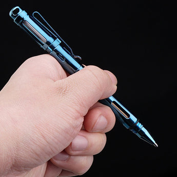 MecArmy TPX25 PVD Titanium Tactical Pen - Comes PVD Black and PVD Blue