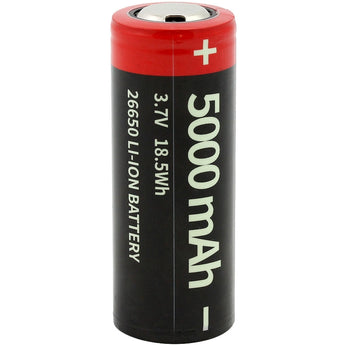 MecArmy 26650 5000mAh 3.7V Protected Lithium Ion (Li-ion) Battery