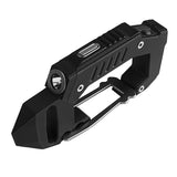 MecArmy FL10 Rechargeable EDC Carabiner Flashlight - CREE XP-G2 S4 LED - 360 Lumens - Includes Built-In 100mAh Battery Pack