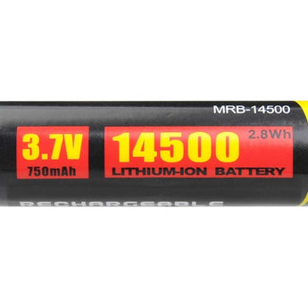 MecArmy M145 14500 750mAh 3.7V Protected Lithium Ion (Li-ion) Button Top Battery