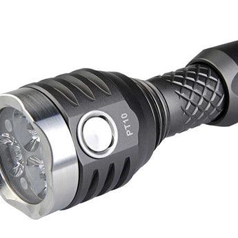 MecArmy PT10 Ultra Bright Rechargeable Flashlight - 3 x CREE XP-G2 - 800 Lumens - Includes 1 x 10440