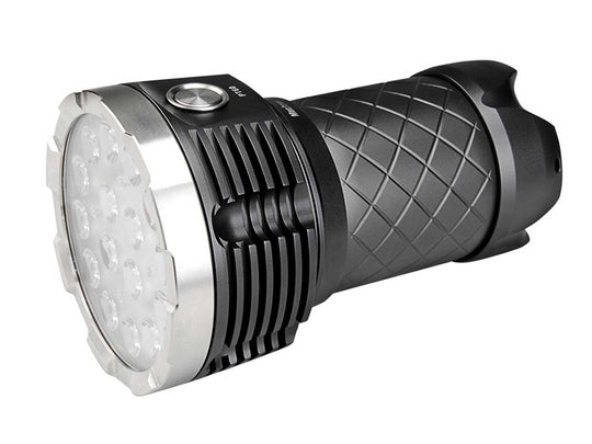 MecArmy PT60 Ultra Bright Rechargeable Flashlight - 16x CREE XP-G2 LED - 9600 Lumens - Includes 4 x 18650 Battery Pack