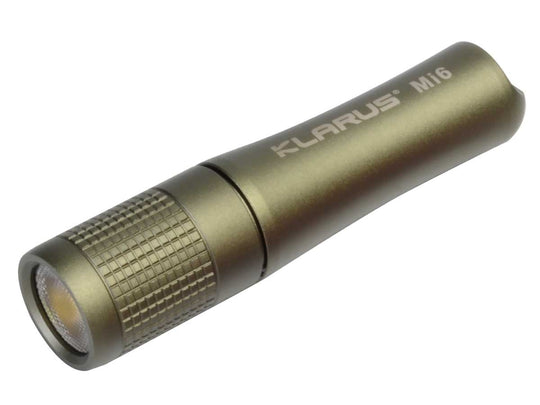 Klarus Mi6 Keychain Flashlight - CREE XP-G3 LED - 120 Lumens - Includes 1 x AAA - Olive Drab