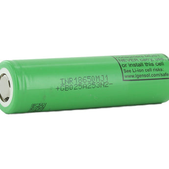 BUNDLE: 4 x LG MJ1 INR 18650 3500mAh 3.7V Unprotected High-Drain 10A Lithium Manganese (LiMn2O4) Flat Top Batteries