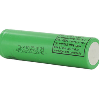 LG MJ1 INR 18650 3500mAh 3.7V High-Drain 10A Lithium Ion (Li-ion) Unprotected Flat Top Battery - Bulk