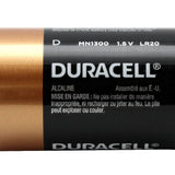 Duracell Coppertop Duralock MN1300 D-cell 1.5V Alkaline Button Top Battery - Made in the USA - Contractor Pack - Priced Per Cell