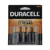 Duracell Coppertop Duralock MN1500-B8 AA LR6 1.5V Alkaline Button Top Batteries (MN1500B8) - 8 Piece Retail Card