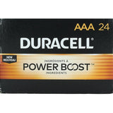 Duracell Coppertop Duralock MN2400 (144PK) AAA Alkaline Button Top Batteries (MN2400BKD) - Made in the USA - Box of 144 (6 x 24-Boxes)