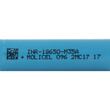 Molicel M35A INR 18650 3500mAh 3.6V High-Drain 10A Lithium Ion (Li-Ion) Unprotected Flat Top Battery