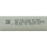 Molicel P50B INR 21700 5000mAh 3.6V High-Drain 60A Lithium Ion (Li-Ion) Unprotected Flat Top Battery