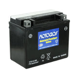 Motocross AGM High Performance YTX12-BS 180CCA 10Ah 12V Rechargeable Sealed Lead Acid (SLA) Battery - NB Terminal