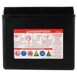 Motocross AGM High Performance YTX12-BS 180CCA 10Ah 12V Rechargeable Sealed Lead Acid (SLA) Battery - NB Terminal