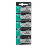 Sony/MuRata SR716SW 315 23mAh 1.55V Silver Oxide Watch Battery - 1 Piece Tear Strip, Sold Individually