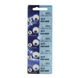 Sony/MuRata SR516SW 317 11.5mAh 1.55V Silver Oxide Watch Battery - 1 Piece Tear Strip, Sold Individually