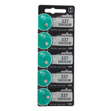 Sony/MuRata SR416SW 337 8.3mAh 1.55V Silver Oxide Watch Battery - 1 Piece Tear Strip, Sold Individually