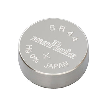 MuRata SR44W 357 303 160mAh 1.55V Silver Oxide Watch Battery - 1 Piece Tear Strip, Sold Individually