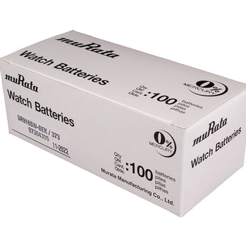 MuRata SR916SW 373 30mAh 1.55V Silver Oxide Watch Battery - 1 Piece Tear Strip