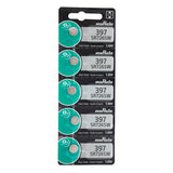 Sony/MuRata SR726SW 397 35mAh 1.55V Silver Oxide Watch Battery - 1 Piece Tear Strip