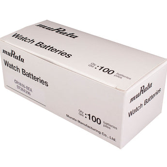 MuRata CR1616 60mAh 3V Lithium Primary (LiMnO2) Coin Cell Watch Battery - 1 Piece Tear Strip, Sold Individually