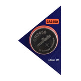 MuRata CR2450 610mAh 3V Lithium Primary (LiMnO2) Coin Cell Watch Battery - 1 Piece Tear Strip, Sold Individually