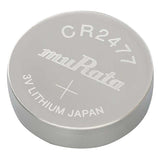 Murata CR2477 1000mAh 3V Lithium (LiMnO2) Coin Cell Watch Battery - Bulk