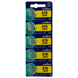 MuRata LR44 1.5V Alkaline Coin Cell Battery - 1 Piece Tear Strip