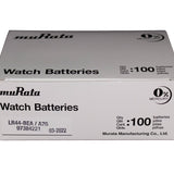MuRata LR44 1.5V Alkaline Coin Cell Battery - 1 Piece Tear Strip